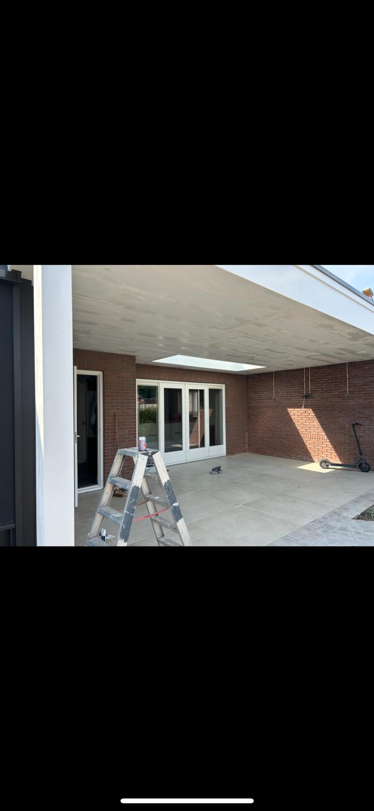 Voor - Terras schilderwerk